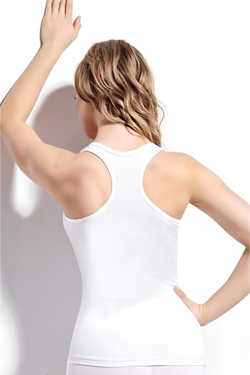 Kolcu 6 Pieces, Women's Athlete Undershirt, Thick Straps, Lycra & Cotton, 92% Cotton 8% Lycra