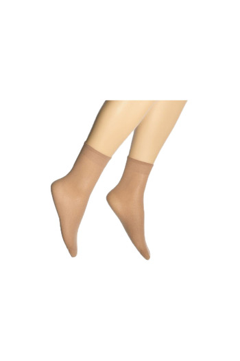 Desimo 5 Pairs 40 Denier Women's Plain Socks Bronze 38