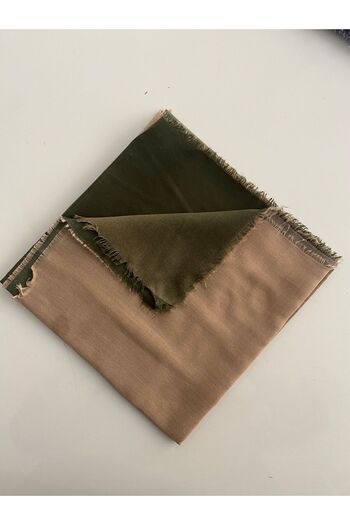 poloist Gradient Pattern Cheesecloth Writing