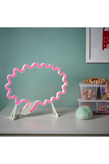 IKEA SNÖDJUP LED decoration lighting, speech bubble white/multicolour