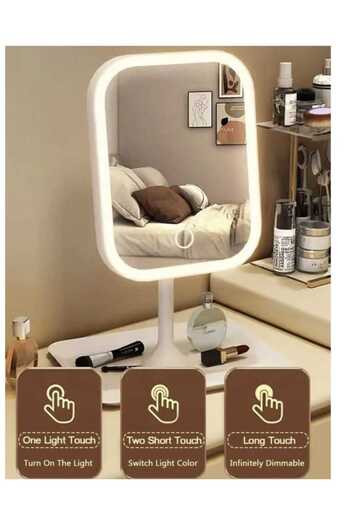 Fstyle LED Lighted Makeup Mirror, Cosmetic Mirror with Light, Lighted Makeup Mirror for Travel, Beauty and Vanity Mirror with Light