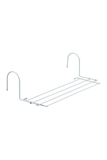 FRANDIS Drying rack for radiator/balcony, Frandis, 2.5 m, white plastic-coated wire, model 120105