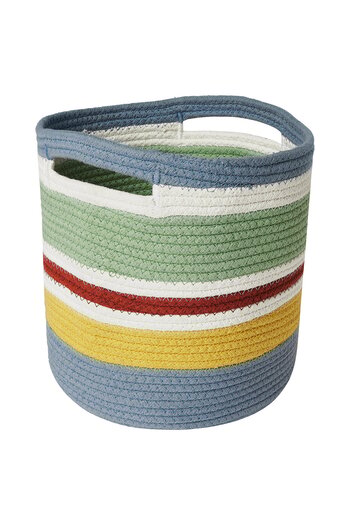 İKETEKS STRANDSKATA Storage bag, braided/multicolour, 20 cm