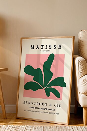 Saturn Henri Matisse the Cut-Outs Framed Painting - Eclectic Style Wall Decor