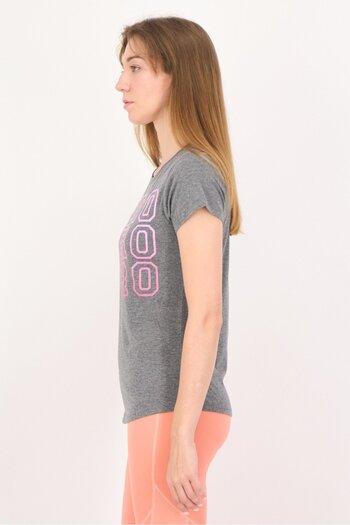 Aeropostale Women Sportswear Fit Short Sleeves Training T-shirt, Grey
