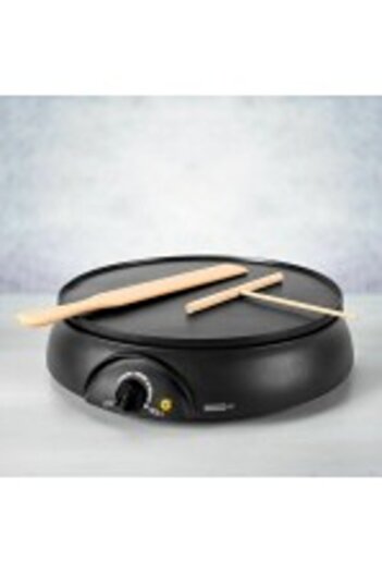 Dictro Lux Electric Crepe Maker 1000W Grill with Accessories