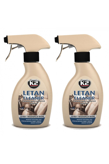 K2 Pachet 2 x solutie curatare piele auto Letan 200 ML