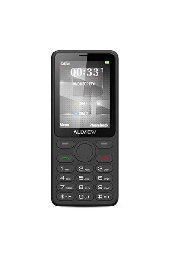 Allview Mobile Phone M40 Connect, 4G, Dual Sim (Black)