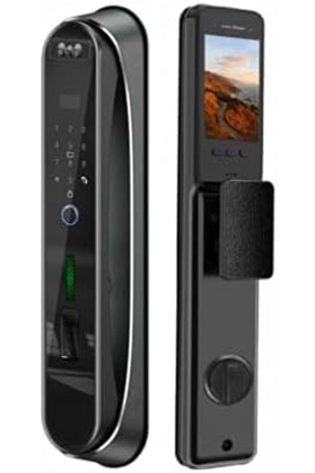 RAZUVIOUS Smart Lock with Camera, 3D Facial Recognition, Realtime Monitoring and WiFi Video Intercom Lock, APP