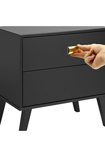Badem10 Gold Color Plastic Cabinet and Drawer Handle 32 mm Kitchen Cupboard Furniture Door Knob Gold Handles