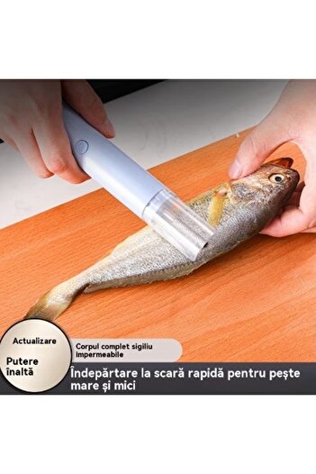 KESNUP Electric fish scale remover, waterproof, Blue