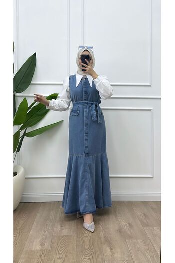 HİJAB STORE Denim shirt dress