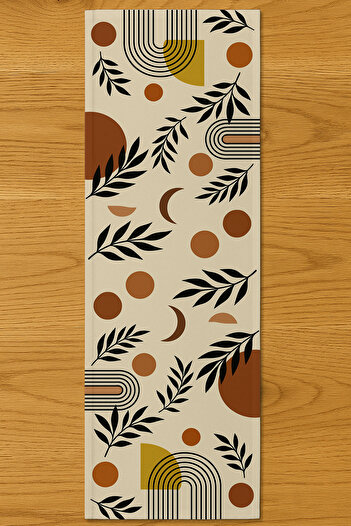 Else Dekor Minimal Colorful Patterned Digital Printing Washable Decorative Runner 40X140Cm