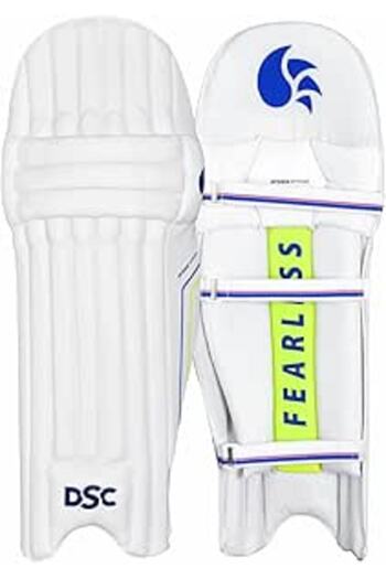 DSC Intense Atitude Leg Guard, Mens-Right (White-Purple)