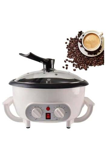 DLC Electric Coffee Roaster Machine 750g – 800W Multifunction Bean Roasting Machine with Stainless