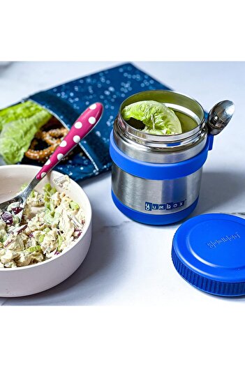 YumBox Thermal Jar Neptune Blue (spoon combo)