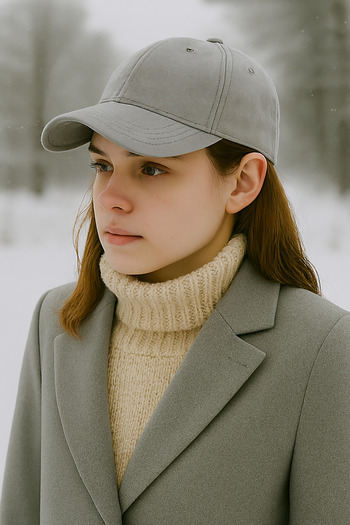 GONCA ŞAPKA Genuine Suede Nubuck Cap