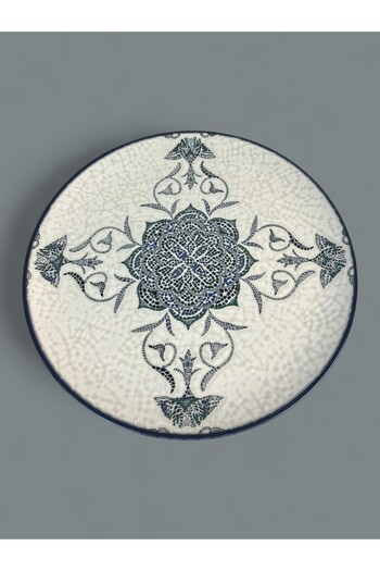 La Mediterranea Ceramic platter 32.5 cm – Mediterranean model, ideal for salads or pizza
