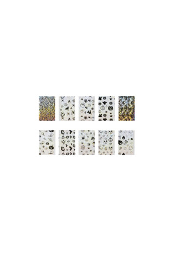 Ami Gel Set Folii Unghii pentru Transfer - Nail Art Abracadabra Foil Tip 2 Trick Or Treat - Ami Gel
