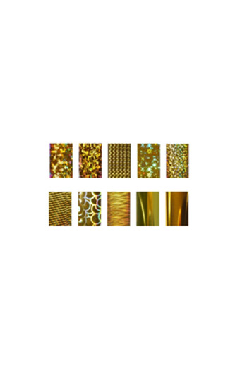 Ami Gel Set Foil for Nail Art Abracadabra Foil Tip W4 Gold - Ami Gel