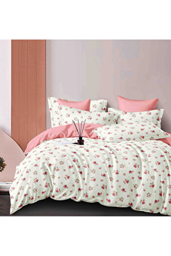 FIONNA.RO Finet Superior Bed Linen With Elastic - Mini Bouquets Of Roses