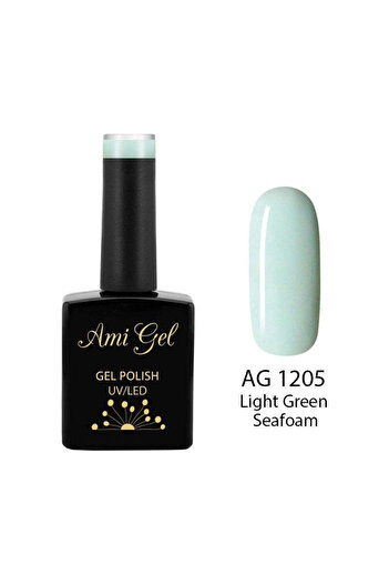 Ami Gel Oja Semipermanenta - Multi Gel Color - The One Light Green Seafoam AG1205 14ml - Ami Gel