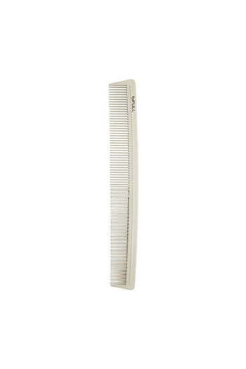 Bifull Flexible White Comb for Cutting and Styling - Blanco - Cutting Comb with Double Pin No. 007