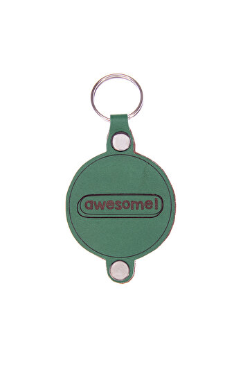 indispensablely Doodle Patterned Leather Keychain, Special Day Gift, Awesome Patterned Leather Keychain, Different Patterns