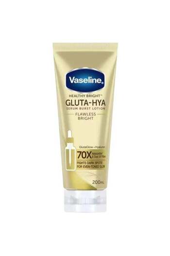 Vaseline Essential Even Tone Flawless Glow Gluta-Hya Serum Burst UV Lotion 70X More Powerful than Vi