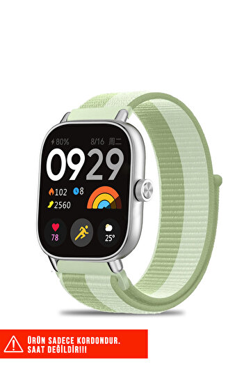Nezih Case Redmi Watch 4 / Redmi Watch 5 Compatible Mesh Sports Velcro Practical Nylon Strap 20mm