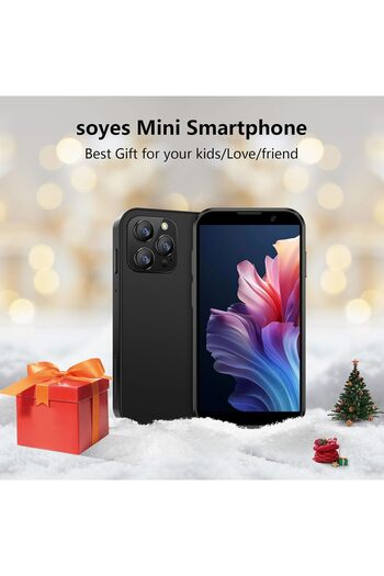 SOYES Mini Smartphone 3.0" HD Touch Screen | Unlocked Android, Dual SIM, Quad-Core, 2GB+16GB"