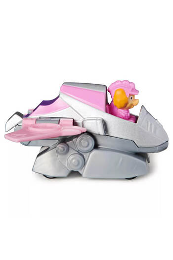 PAW PATROL True Metal Skye Dino Rescue Vehicle Toy for Kids Ages 3+ with Pink and Silver Design