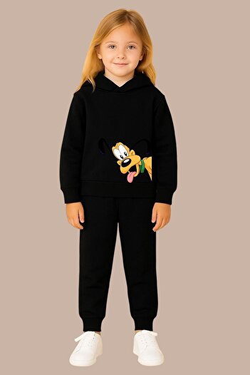 BENROMA Printed 3 Thread Children's Tracksuit Set