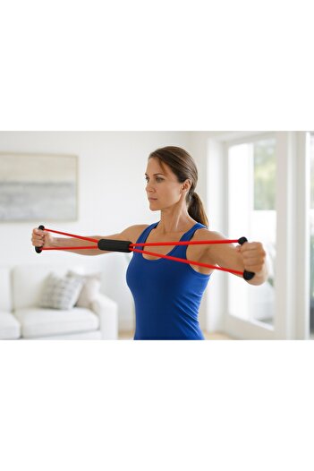 obrigado Pilates Exercise Resistance Rubber Band, Gymnastics Resistance Band, Yoga Exercise Band