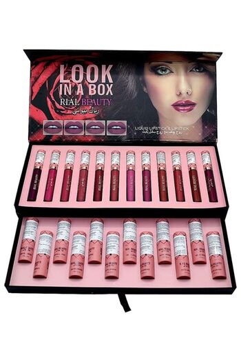 RIAL BEAUTY 24-Piece Lipstick Set Multicolour