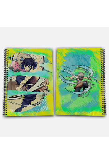 Define Moyas Demon Slayer Inosuke Unlined A4 School Notebook 72 Sheets Model 2