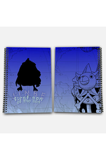 Define Moyas One Piece Jinbe Unlined A4 School Notebook 72 Sheets Model 2 - Straw Hat Series