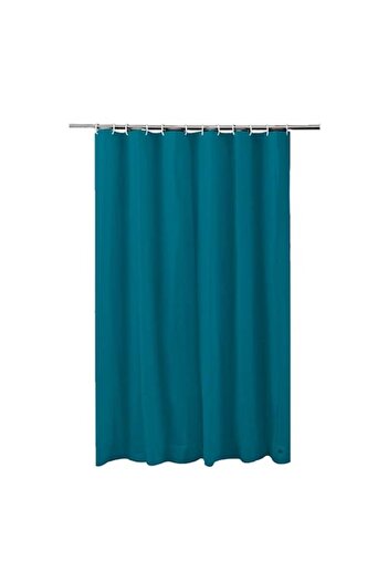 FRANDIS Textile Shower Curtain, Frandis, 180x200 cm, Blue Turquoise