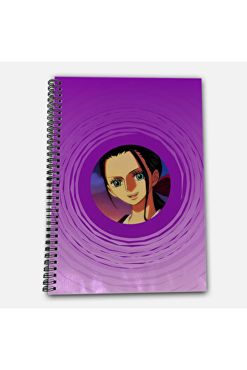 Define Moyas One Piece Robin Unlined A4 School Notebook 72 Sheets Model 3 - Straw Hat Series