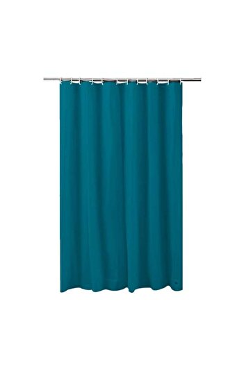 FRANDIS Textile Shower Curtain, Frandis, 180x200 cm, Blue Turquoise