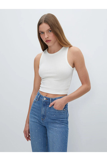 LC Waikiki Crew Neck Women's Crop