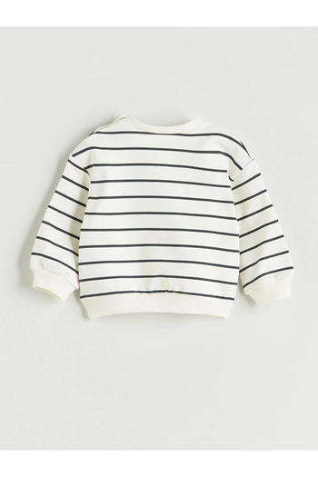LC Waikiki Embroidered Baby Boy Sweatshirt and Pants 2-Piece