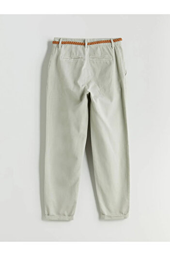 LC Waikiki Carrot Fit Women's Jean Trousers with Belt