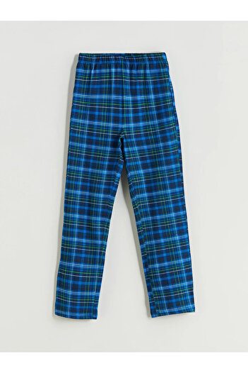 LC Waikiki Bisiklet Yaka Baskılı Erkek Çocuk Pijama Takımı