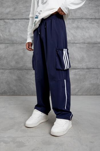 NOMARC Navy Blue Pocket Detailed Sweatpants