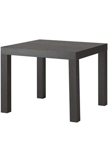 IKEA Side Table Black and Brown, Wood