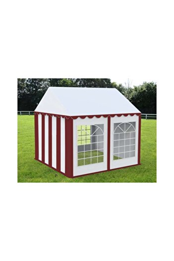 Martin Corturi Evenimente 3x4 m ECONOMY Event Tent, PVC 500g/m²WHITE-RED