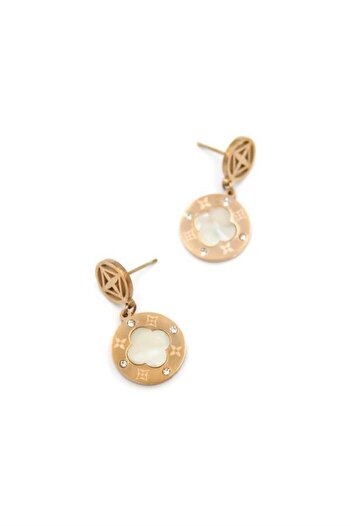 Royaleks Vc Clover Earrings - Rose