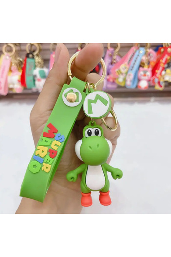 Poro Online Keychain with Mario figure