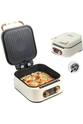 Generic Electric Grill & Hot Pot Cooker, Non-Stick Baking Tray & Hot Pot Cooker, Compact Pancake Maker, Easy